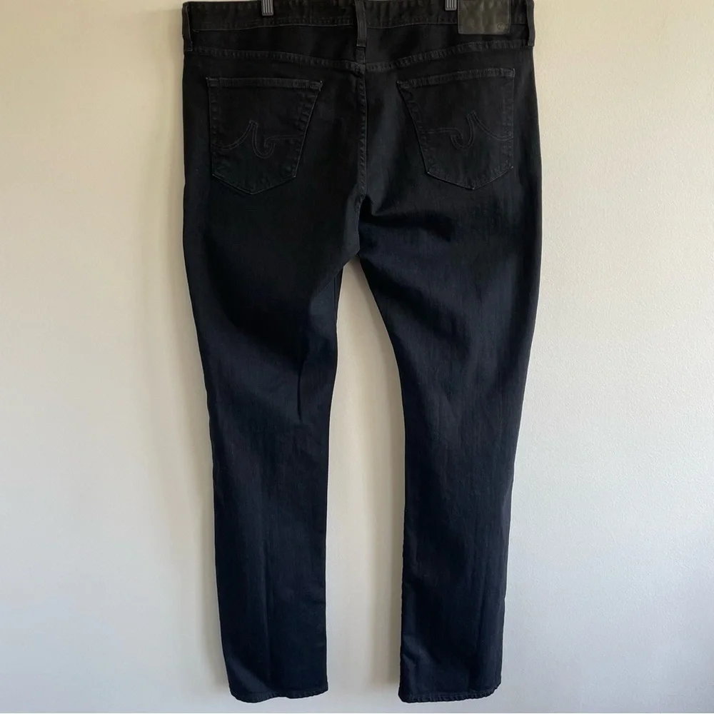 AG Adriano Goldschmied Men's The Graduate Tailored Leg Black Jeans Size 40R